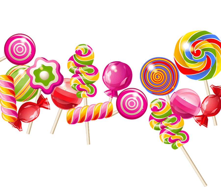 png clipart assorted type sweets graphic lollipop candy sweet candy food heart