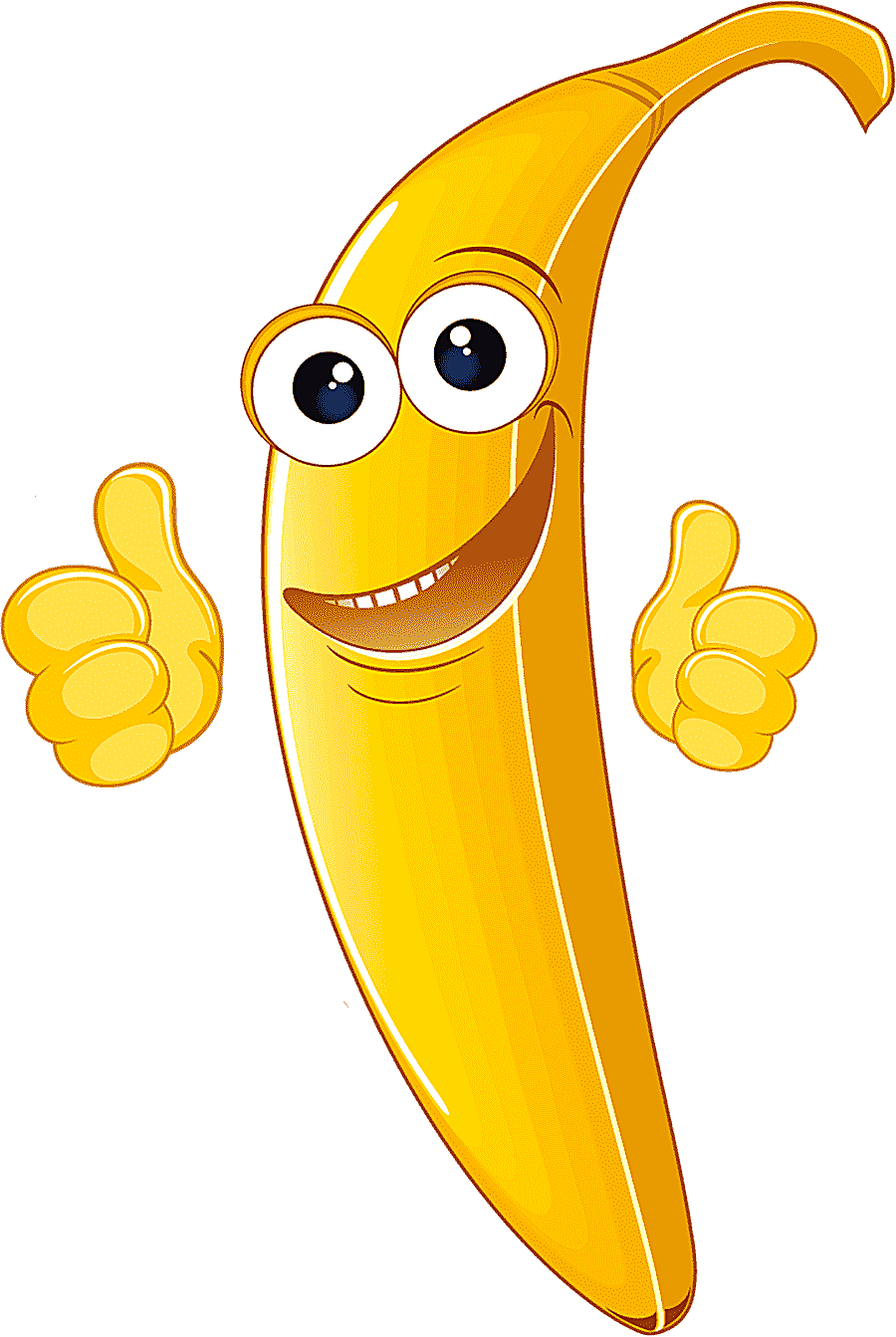 png clipart banana illustration banana cartoon animation smiling banana food banana leaves