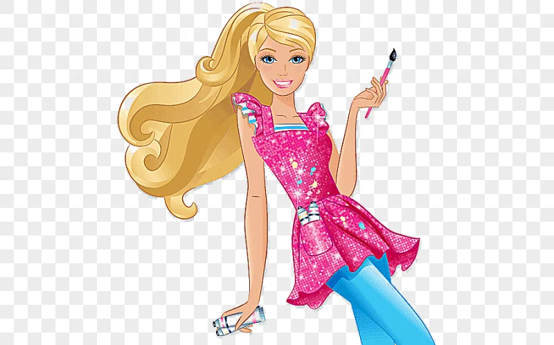 png clipart barbie animated cartoon character barbie fictional character cartoon