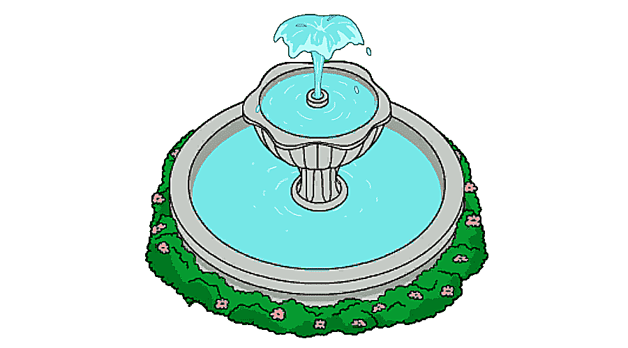 png clipart bassin du miroir fountain animation cartoon fountain cartoon garden