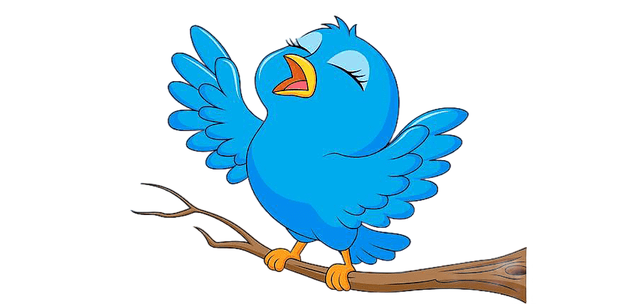 png clipart bird cartoon cartoon tree bird singing blue photography