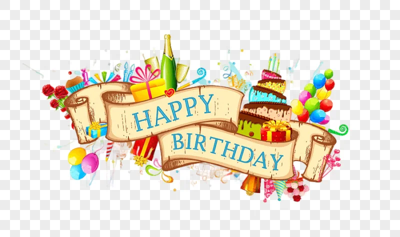 png clipart birthday cake greeting card beautiful ribbon birthday background material happ