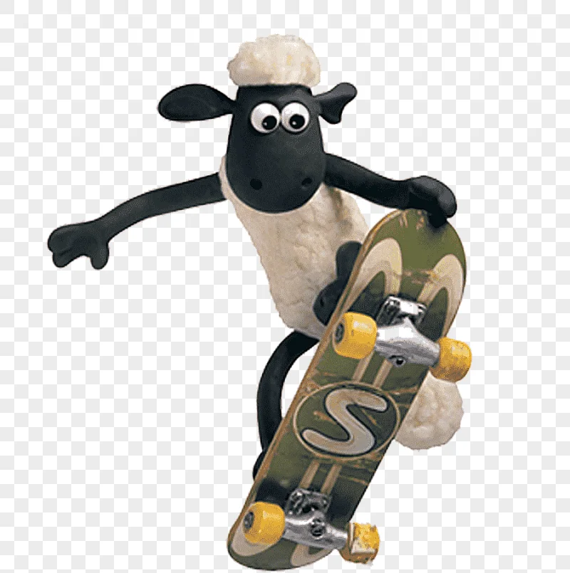 png clipart bitzer sheep animation cartoon sean skateboard sports skateboard