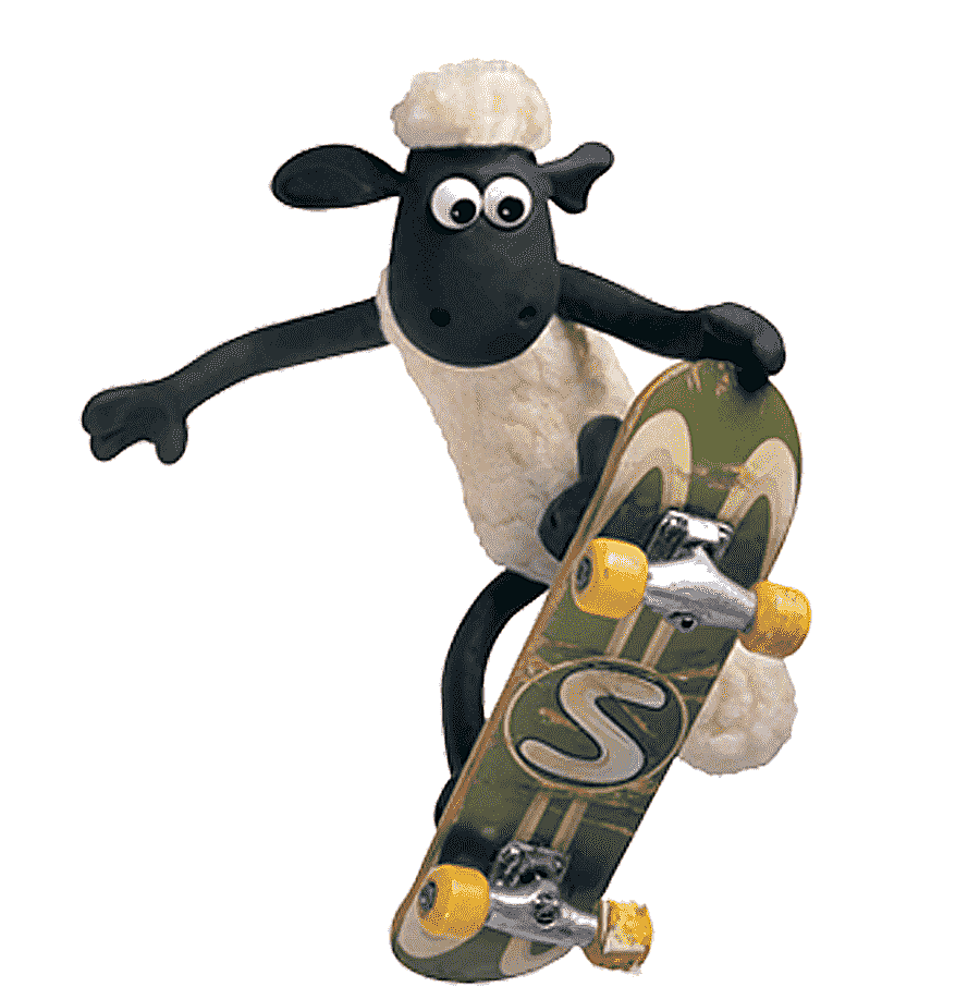 png clipart bitzer sheep animation cartoon sean skateboard sports skateboard