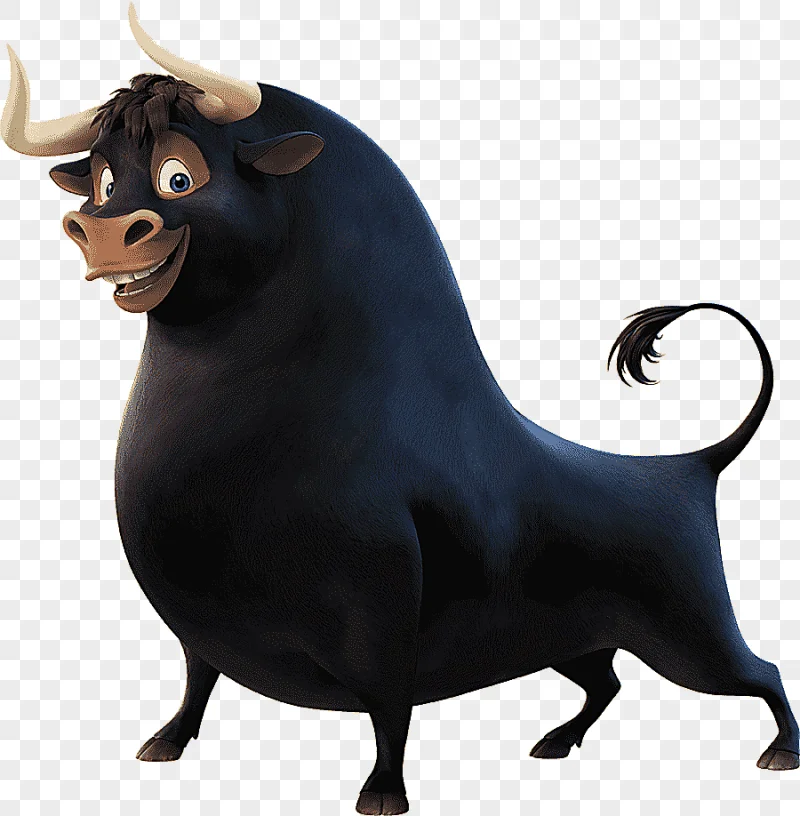 png clipart black bull character the story of ferdinand film animated cartoon valiente ani