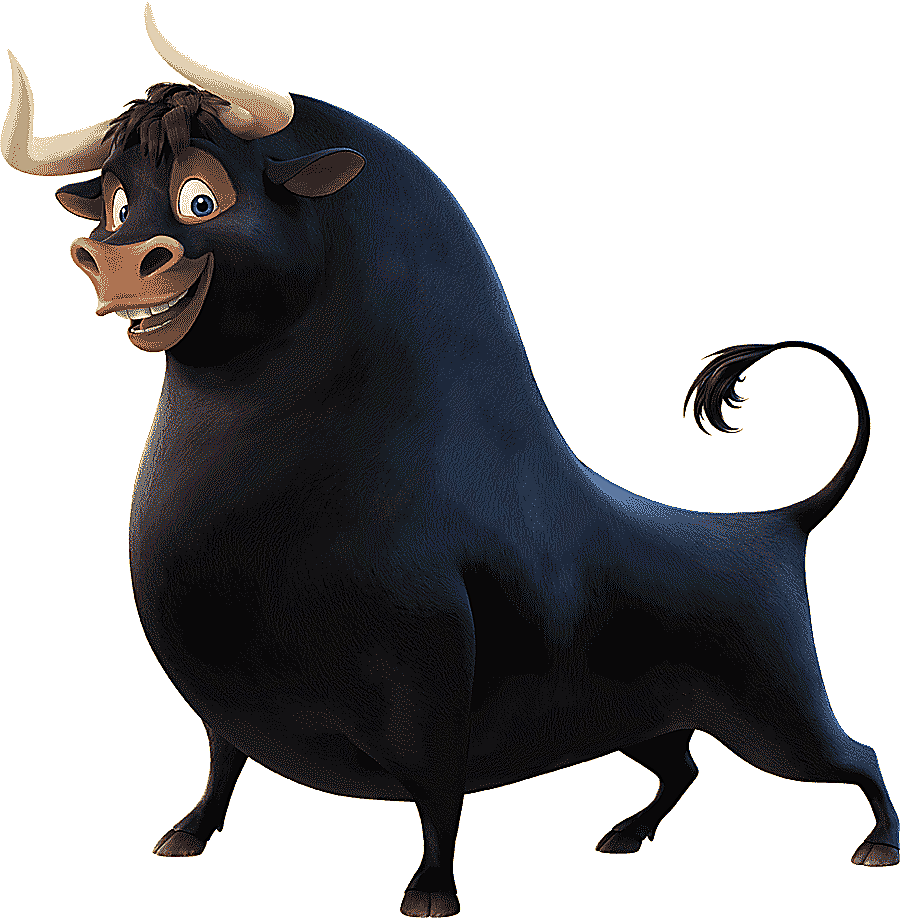 png clipart black bull character the story of ferdinand film animated cartoon valiente ani