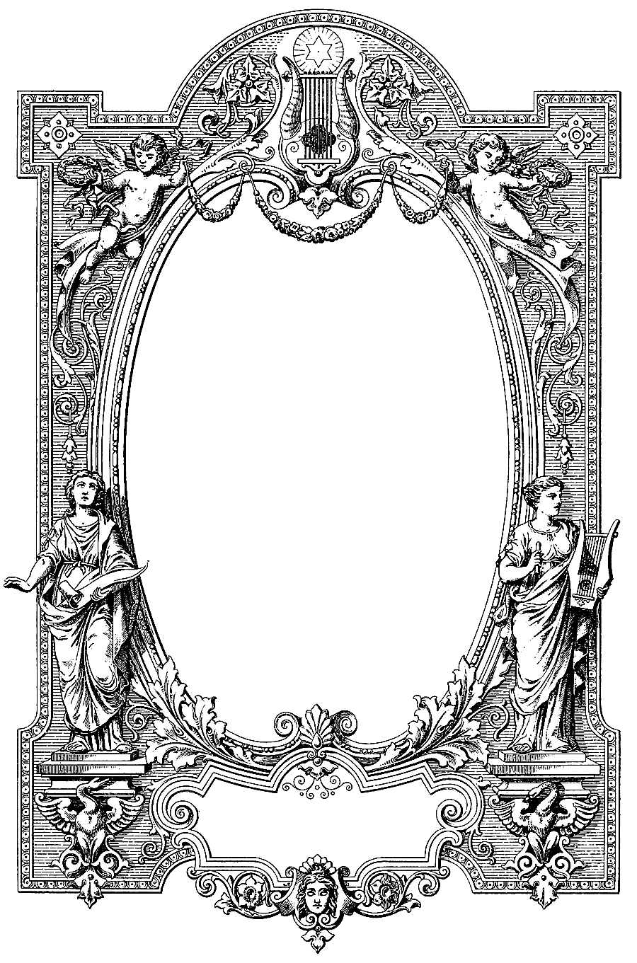 png clipart black frame illustration borders and frames frames poster vintage border misce