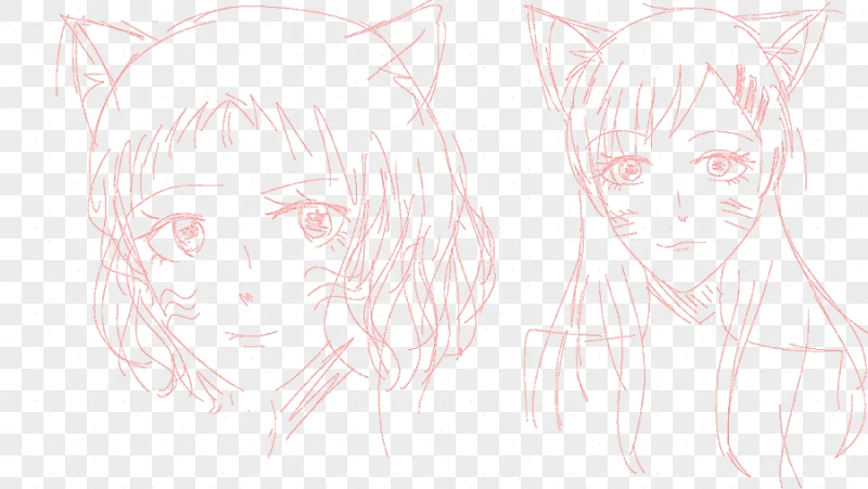 png clipart black hair hair coloring sketch hair white mammal