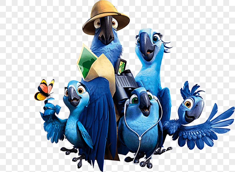 png clipart blue birds animated cartoon characters rio de janeiro blu family film icon rio
