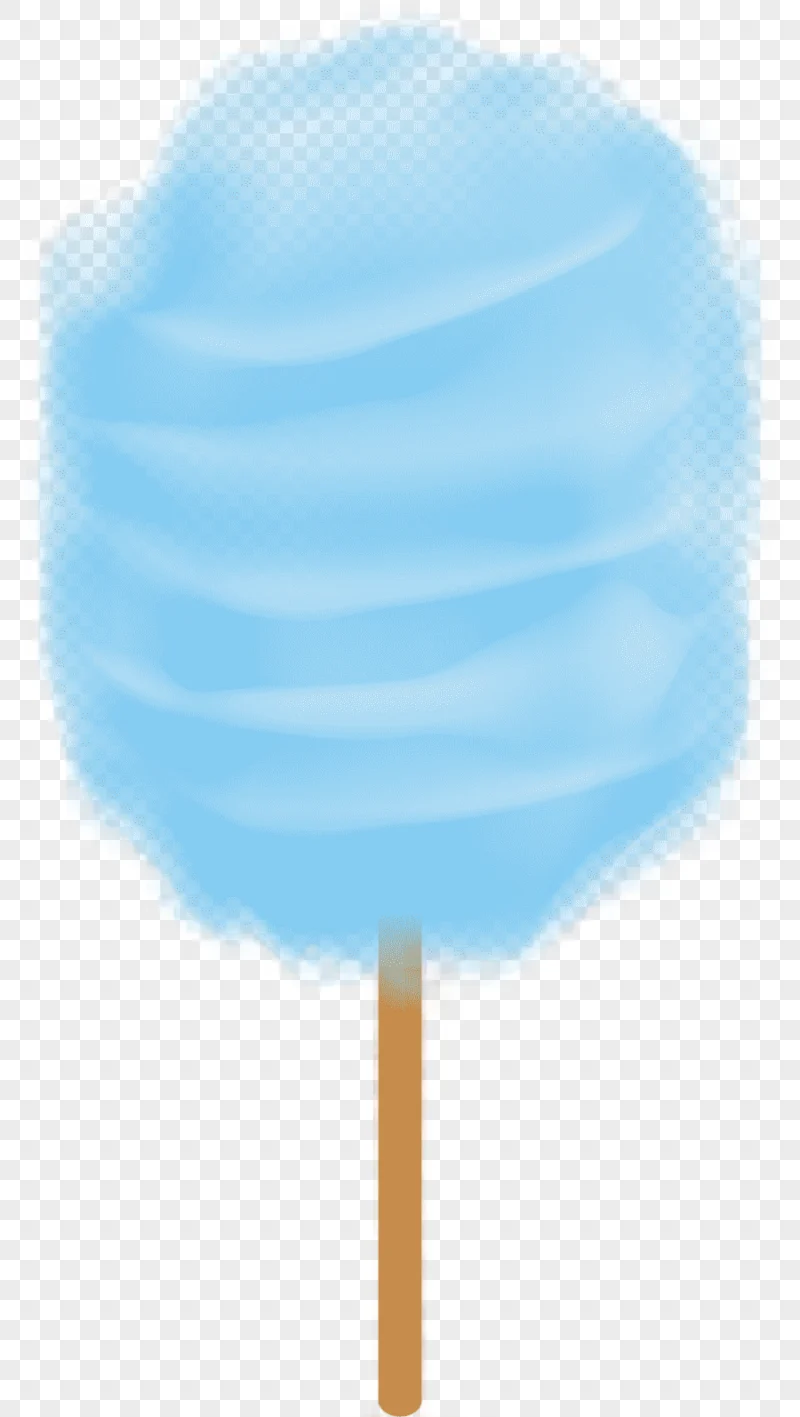 png clipart blue sugar candy with stick cotton candy blue sweetness dream blue cotton cand