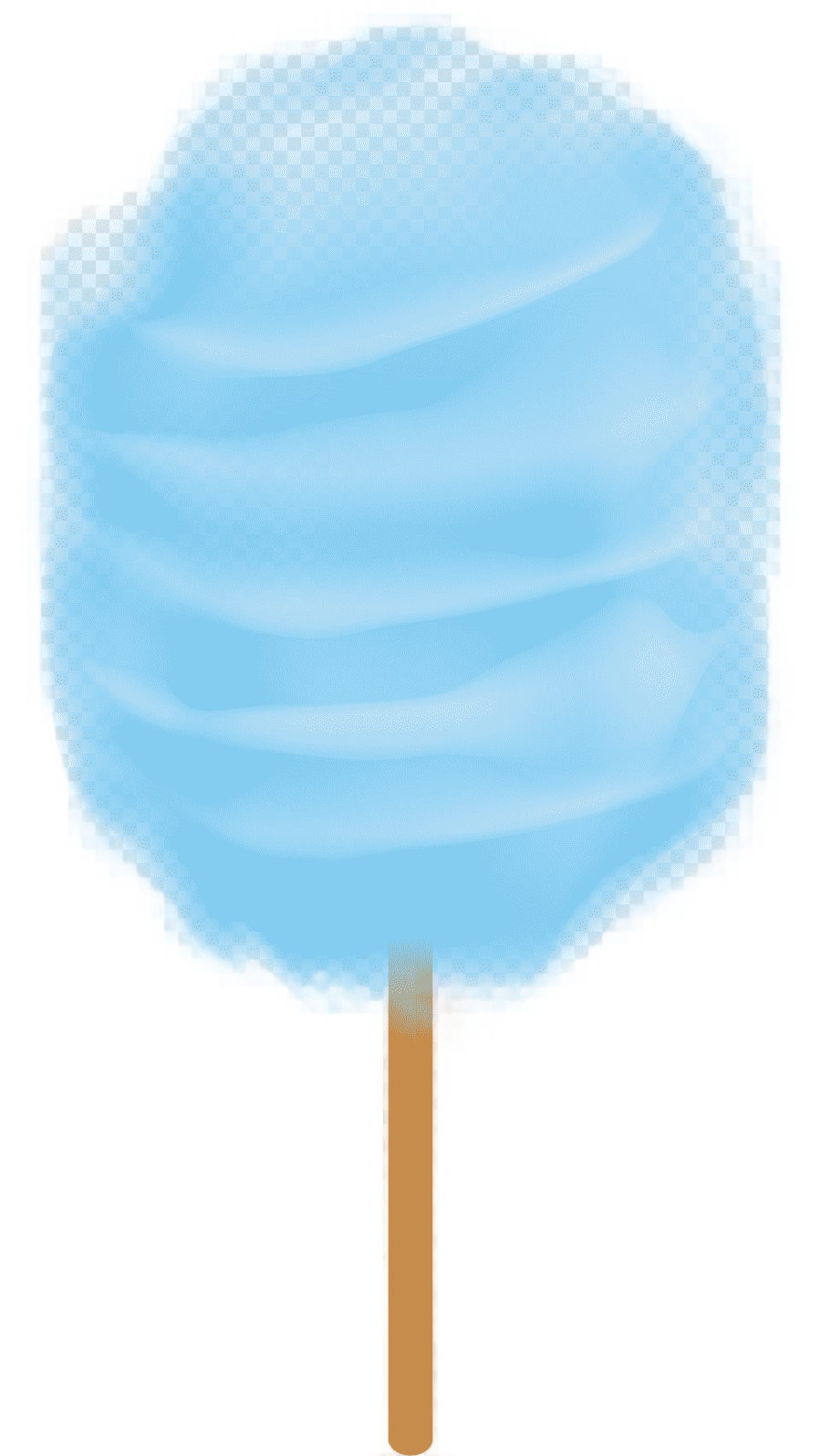 png clipart blue sugar candy with stick cotton candy blue sweetness dream blue cotton cand