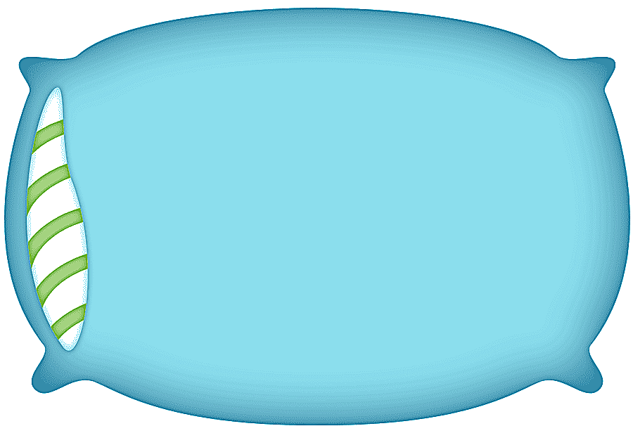 png clipart blue white and green pillow pillow cartoon drawing animation pillow blue furni