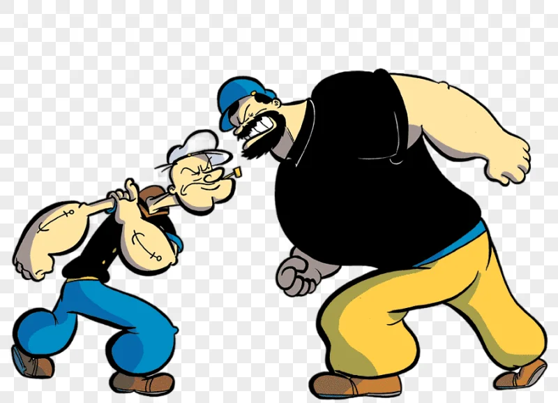 png clipart bluto olive oyl j wellington wimpy popeye village cartoon bully s comics mammal