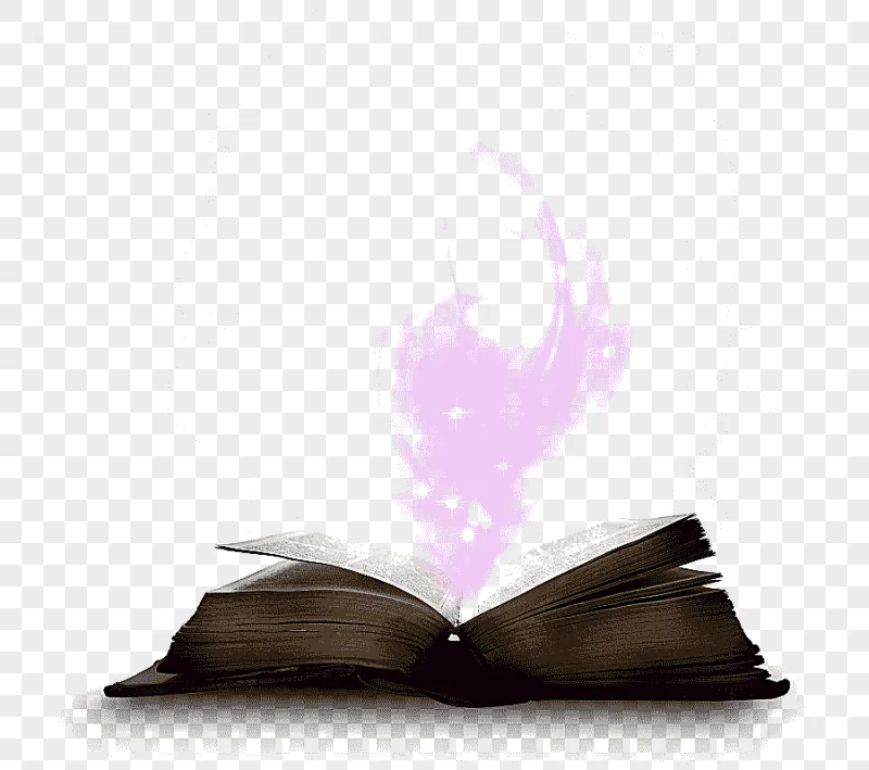 png clipart book magic book open book page with pink sparklers purple comic book