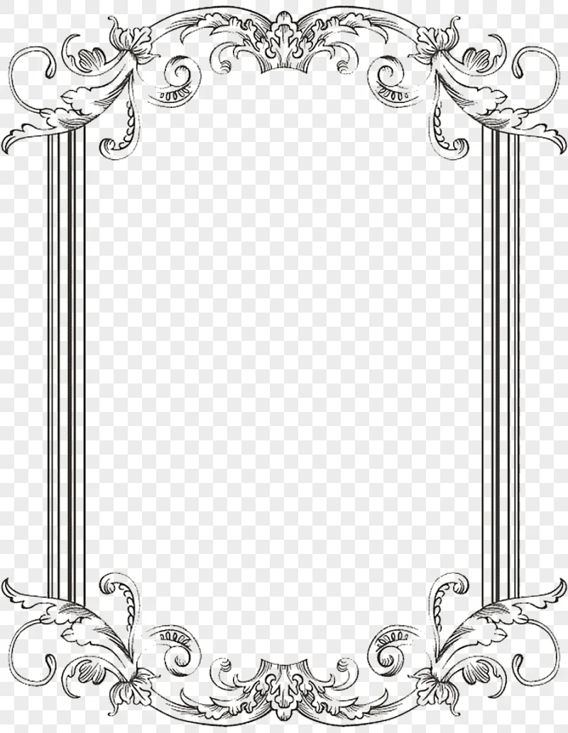 png clipart borders and frames frames browse and vintage frame s rectangular white floral