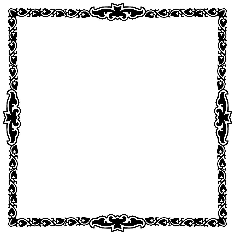 png clipart borders and frames frames ornament frame black miscellaneous white