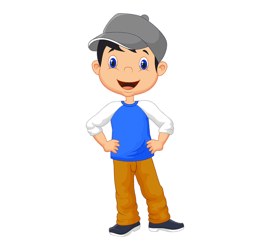 png clipart boy cartoon child hat boy painted hand