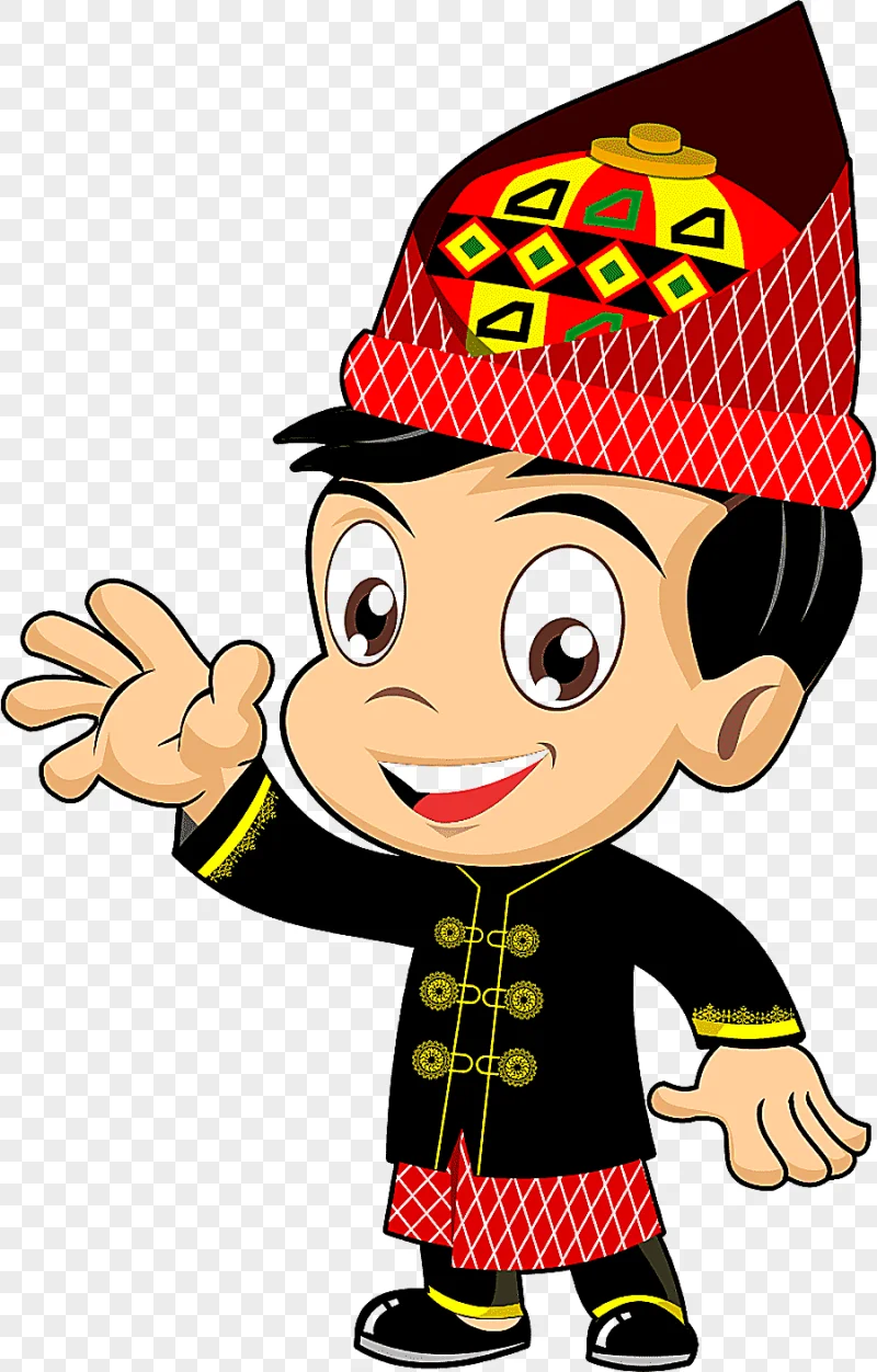 png clipart boy with red hat illustratio aceh rumah adat animation cartoon doraemon food h