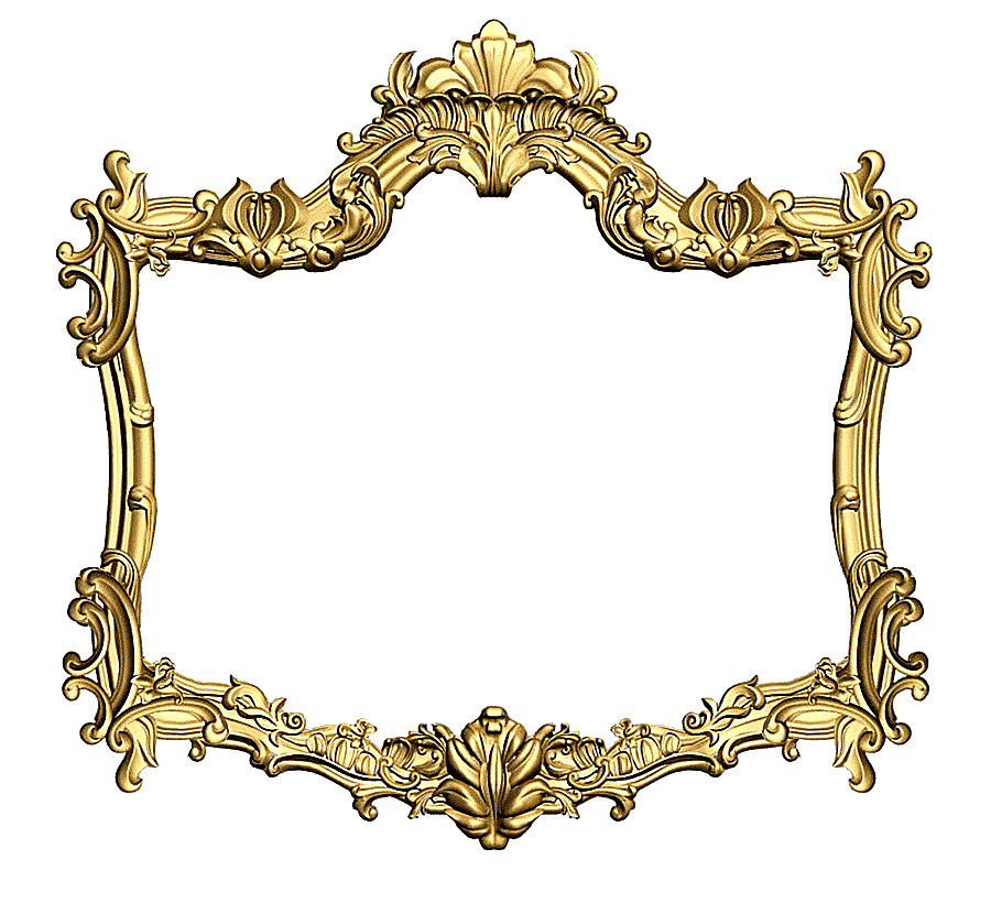 png clipart bronze ornate frame illustration frames ornament gold wood carving antique mir