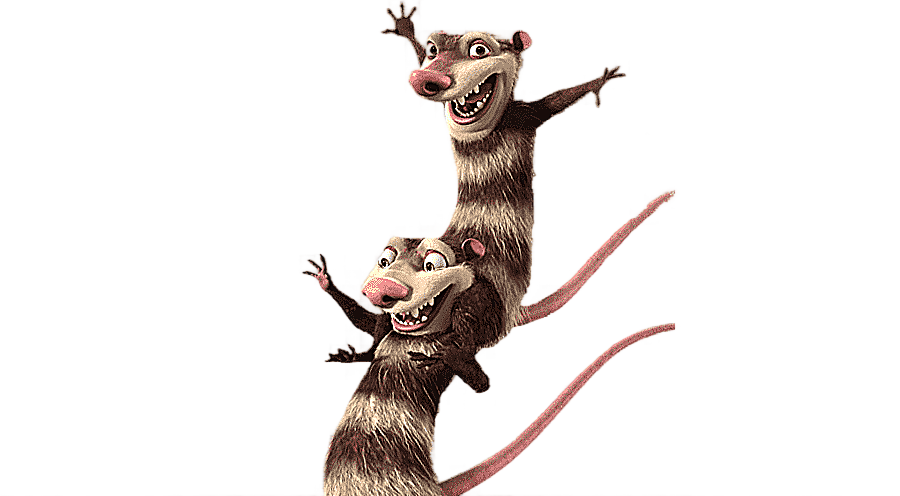 png clipart brown animal cartoon characters ice age tyler and dan at the movies cartoons