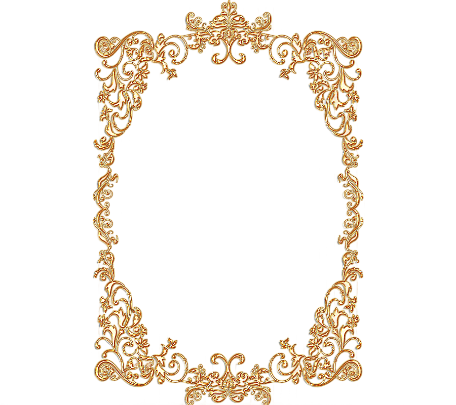 png clipart brown floral frame borders and frames frames gold vintage gold border picture