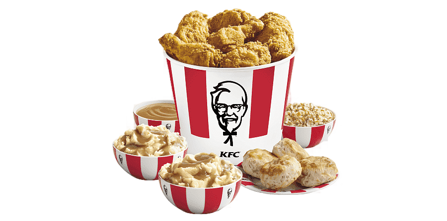 png clipart bucket of kfc chicken kfc combo food kentucky fried chicken