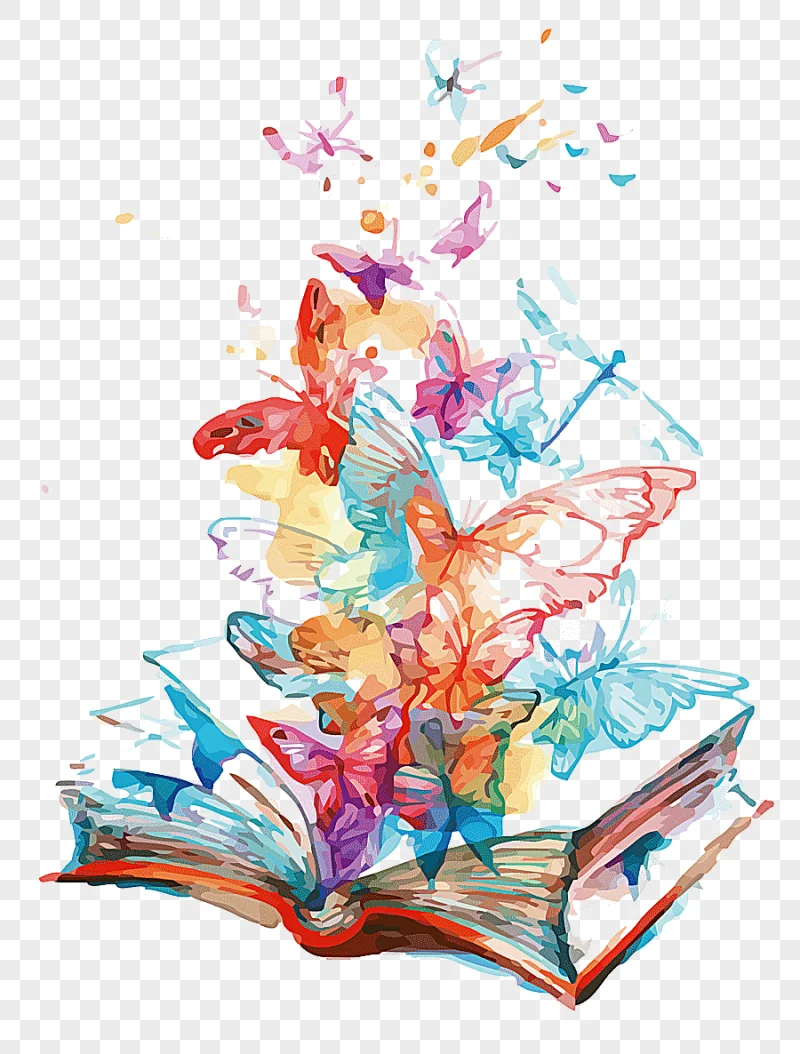 png clipart butterfly allposters com book book fly butterfly pink blue and yellow butterfl