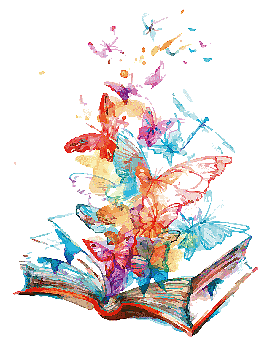 png clipart butterfly allposters com book book fly butterfly pink blue and yellow butterfl