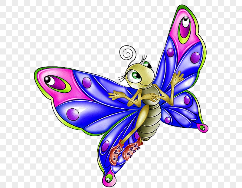png clipart butterfly insect cartoon animation butterfly brush footed butterfly insects