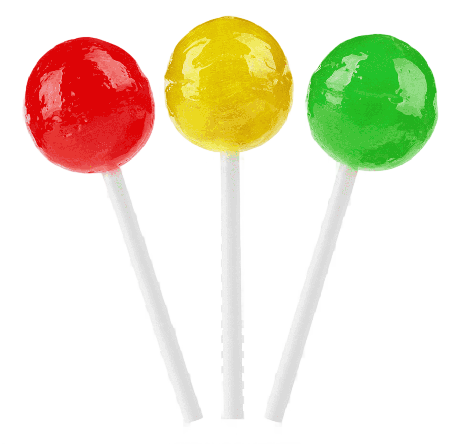 png clipart candy render three flavored lollipops