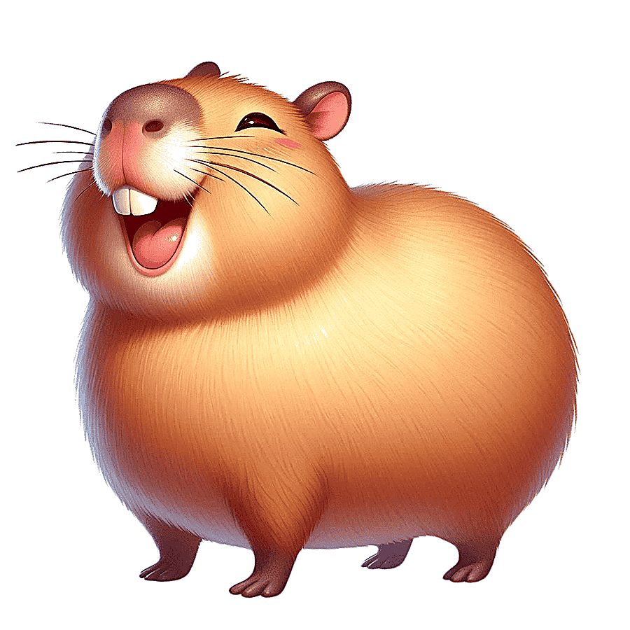 png clipart capybara capibara wild animals mouse giant burrowing rat cute capybara cartoon