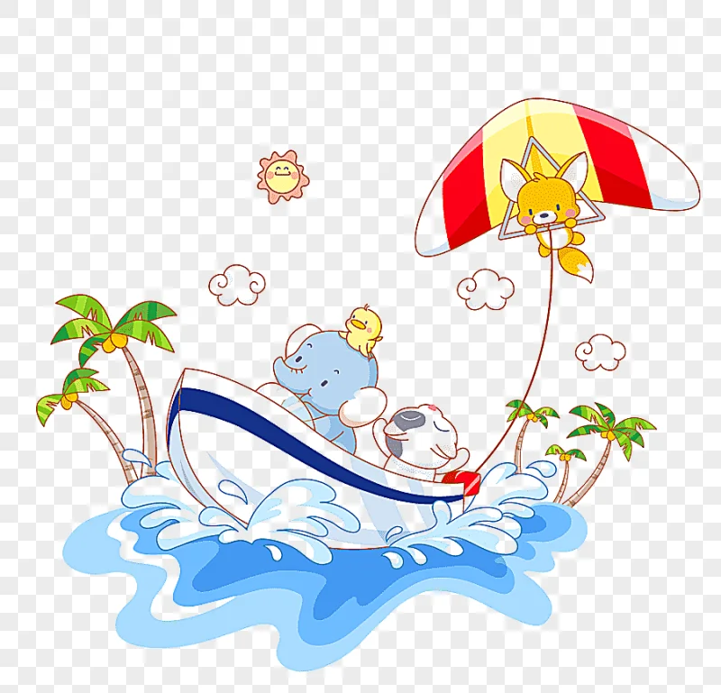 png clipart cartoon animal cute animal life theme child poster