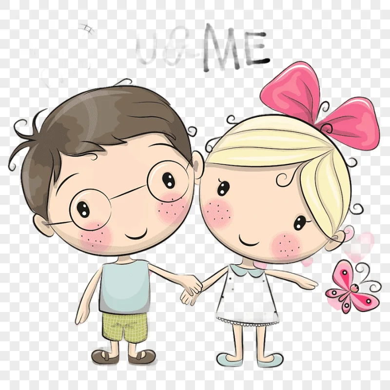 png clipart cartoon boy girl illustration cartoon couple love cartoon character
