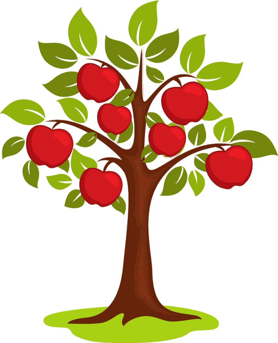 png clipart cartoon cartoon apple tree cartoon character food