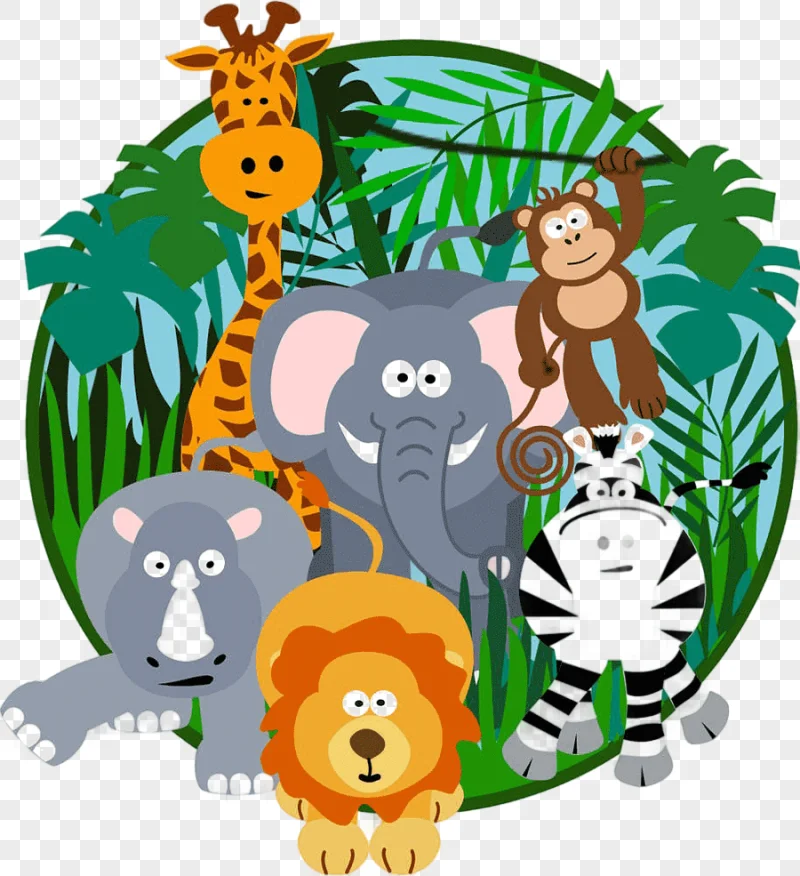 png clipart cartoon cartoon jungle cartoon character mammal