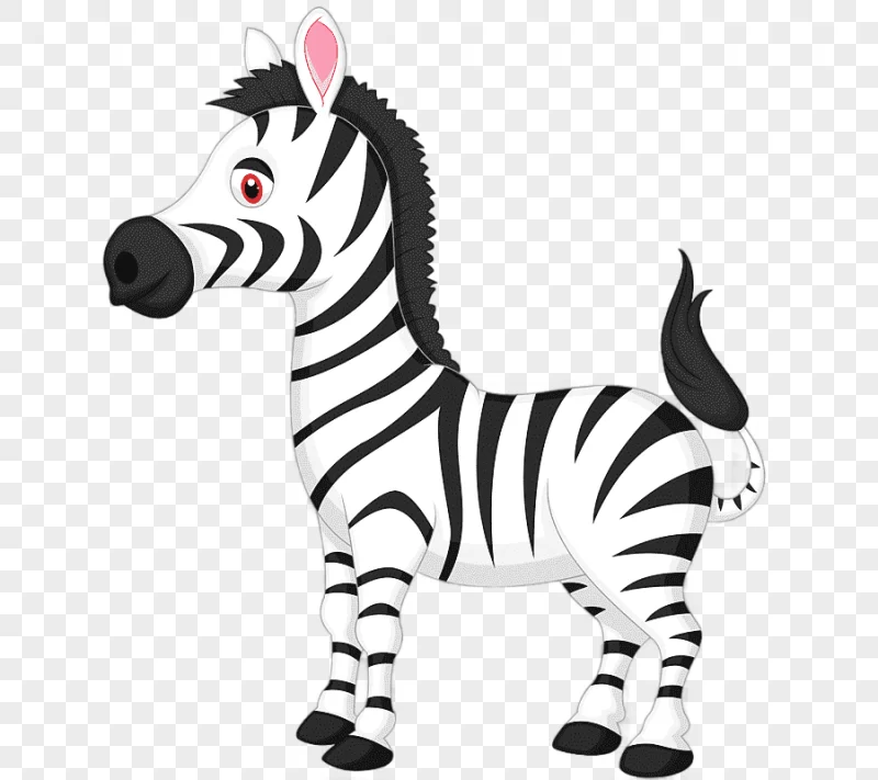 png clipart cartoon cartoon zebra cartoon character mammal