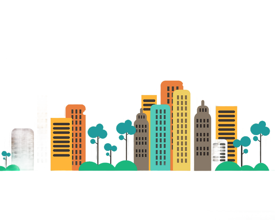 png clipart cartoon city city building trees