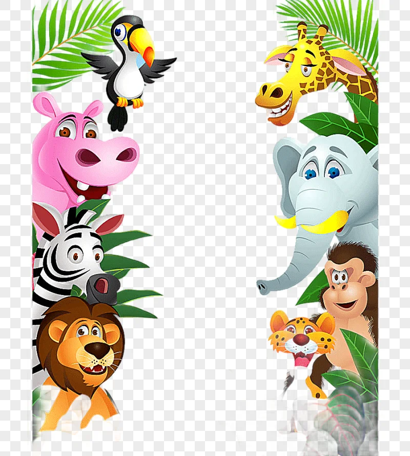 png clipart cartoon cute animal collection food painted