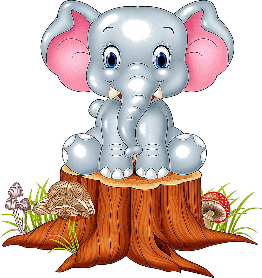 png clipart cartoon elephant animal mammal animals