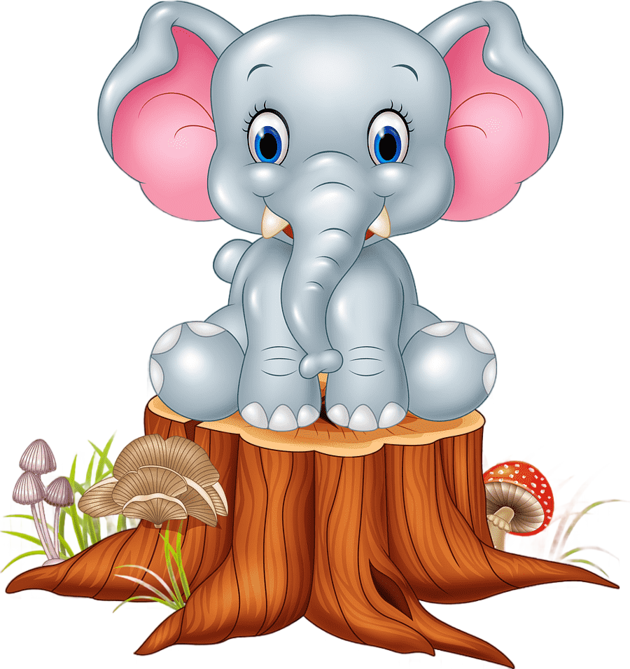 png clipart cartoon elephant animal mammal animals