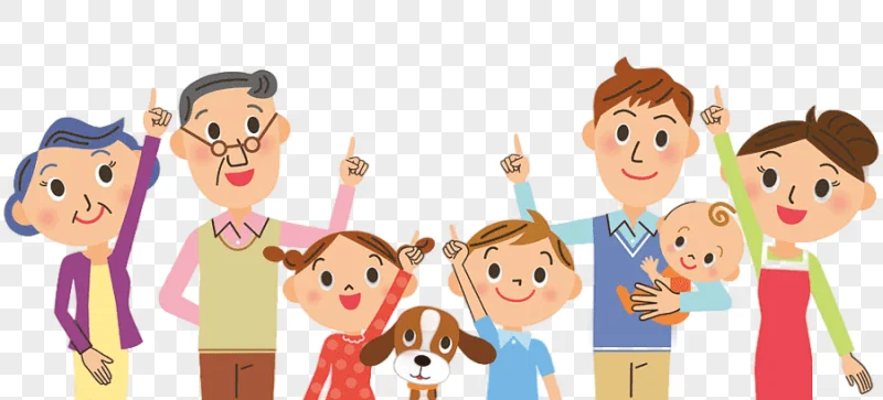 png clipart cartoon family illustration cartoon happy family cartoon character comics