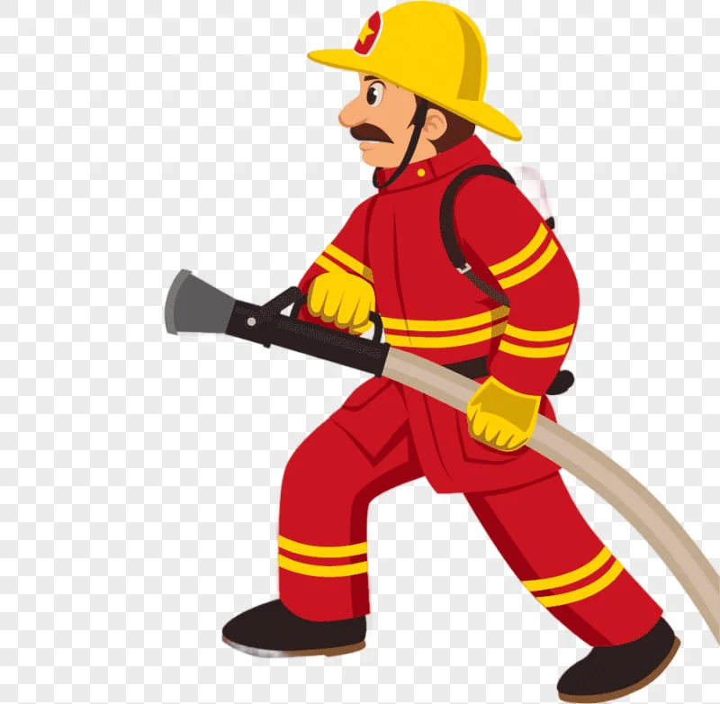 png clipart cartoon fireman cartoon character other