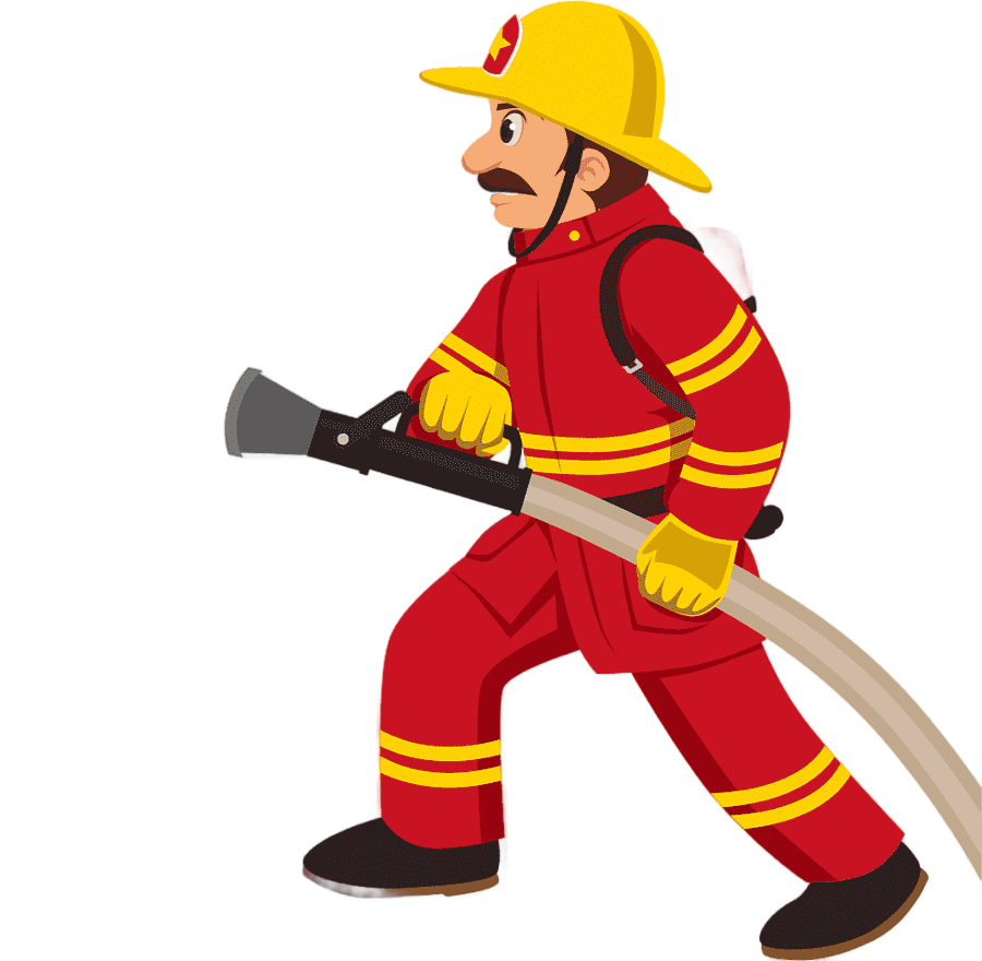 png clipart cartoon fireman cartoon character other