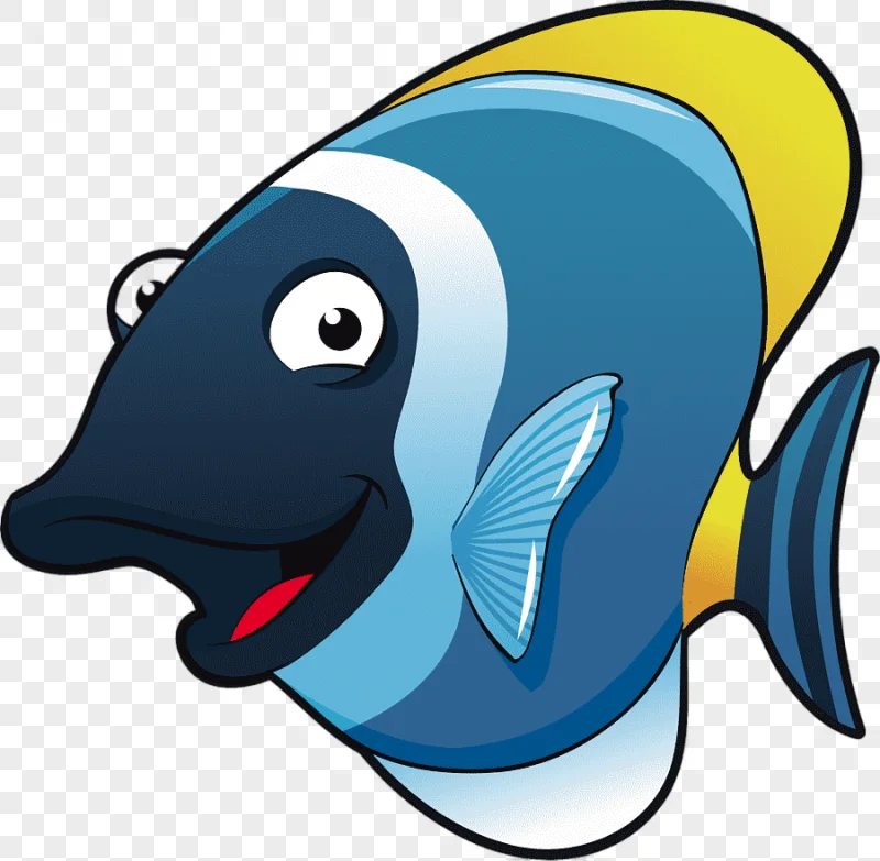 png clipart cartoon fish animal euclidean cartoon fish cartoon character marine mammal