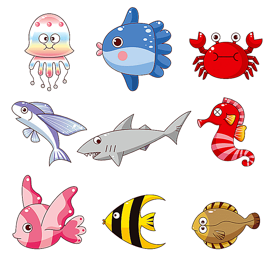 png clipart cartoon fish fish aquarium aquatic animal cartoon cartoon character animals
