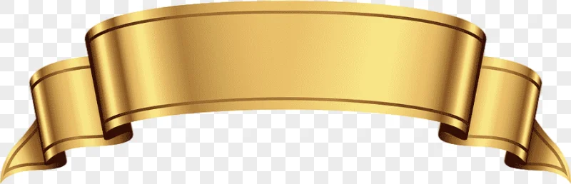 png clipart cartoon gold ribbon cartoon arc