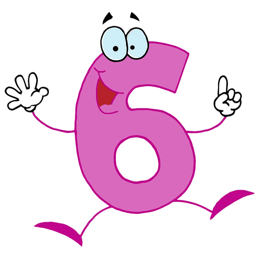 png clipart cartoon happy cartoon number 6 miscellaneous cartoon character