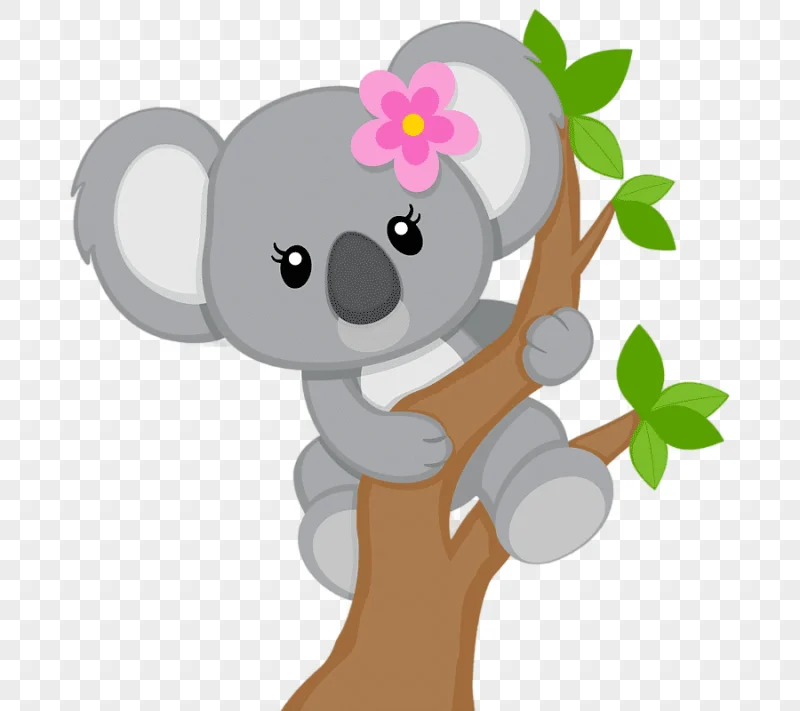 png clipart cartoon koala lovely cartoon