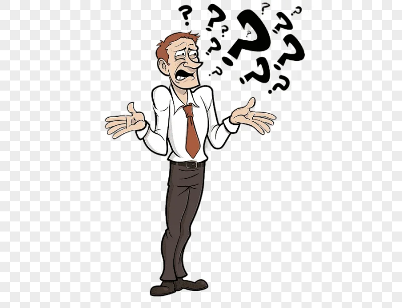 png clipart cartoon man confused cartoon man hand public relations