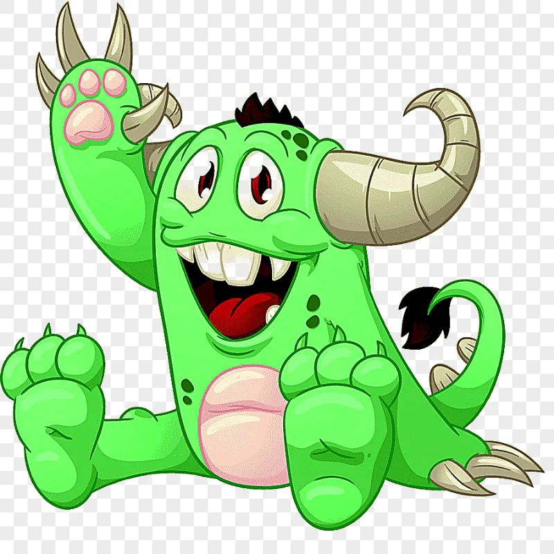 png clipart cartoon monster animation funny monster vertebrate grass
